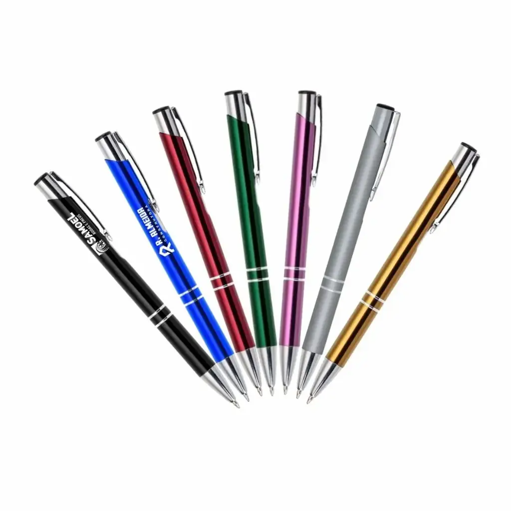 Caneta metálica mínimo 20 uni