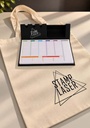 30 Kits Ecobag + Bloco de Anotações
