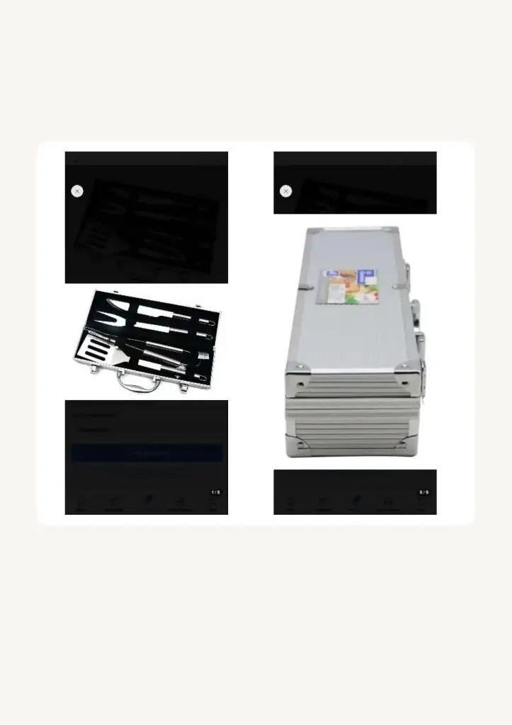 20 Kits Maleta para Churrasco