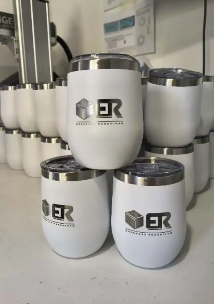 50 un Copo Inox Personalizado - 350 ml