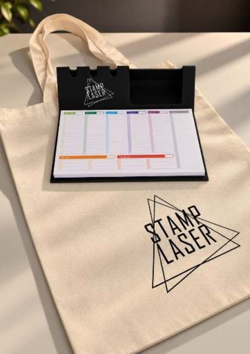 30 Kits Ecobag + Bloco de Anotações