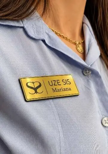 Botton de Identificação com Ímã